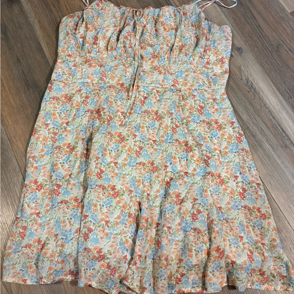 Blue Rain Multicolor Floral Dress